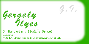 gergely ilyes business card